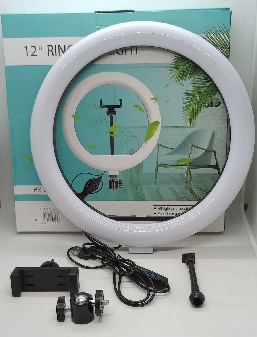 aro led blanco 30cm