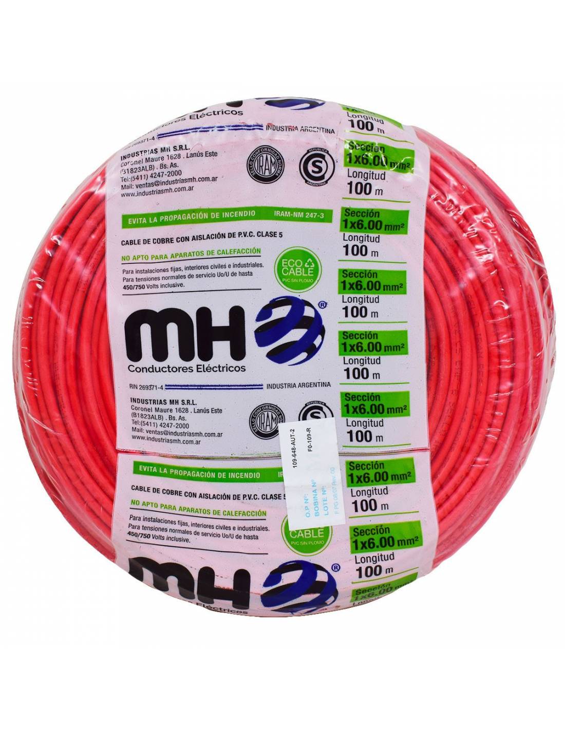 Unipolar 2,5mm MH rojo