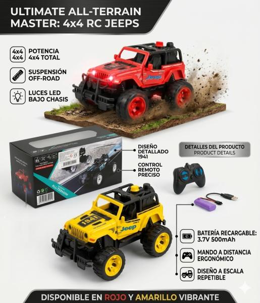 camioneta 4x4 control luz humo