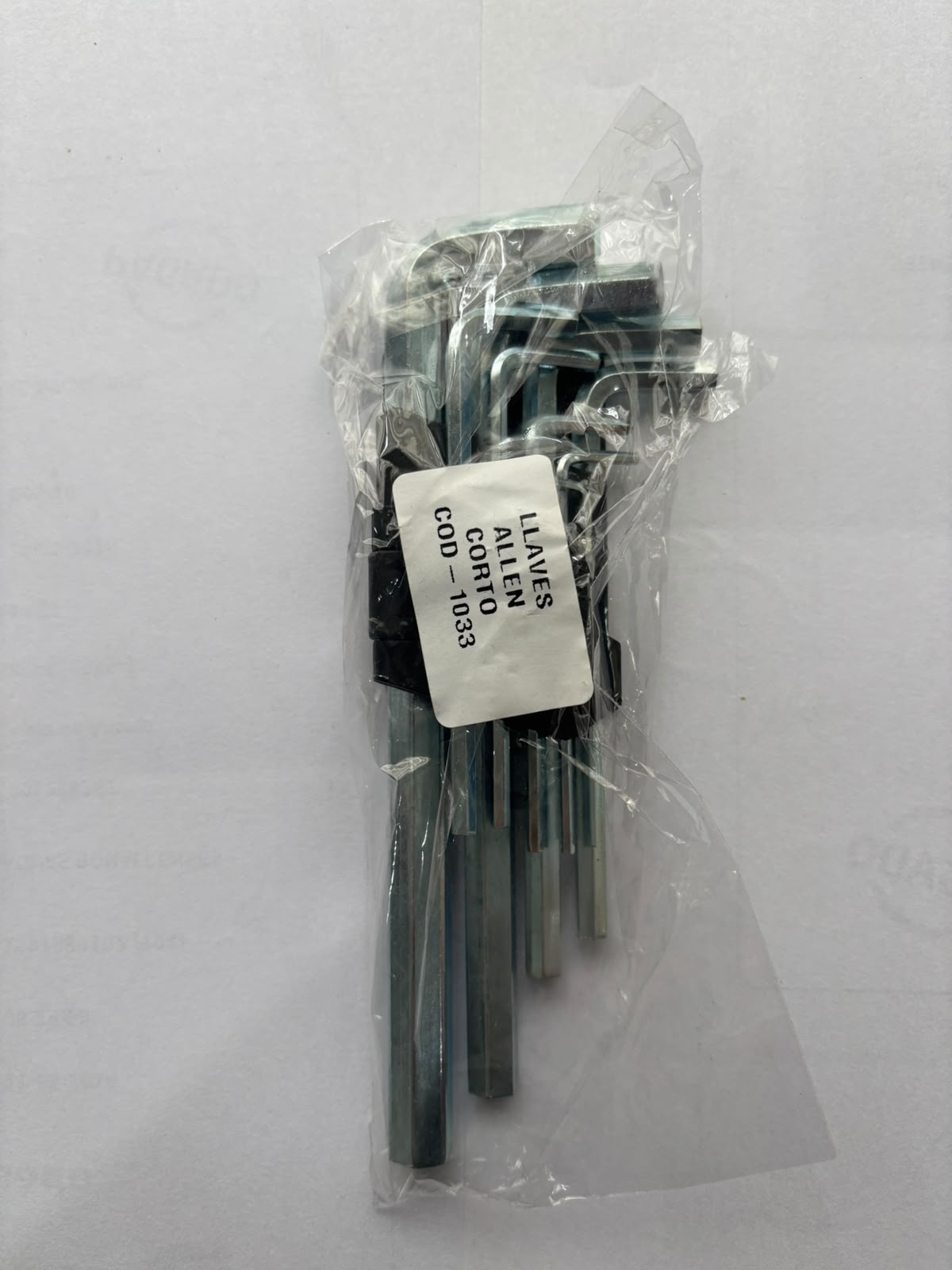 set llave allen corta x 9